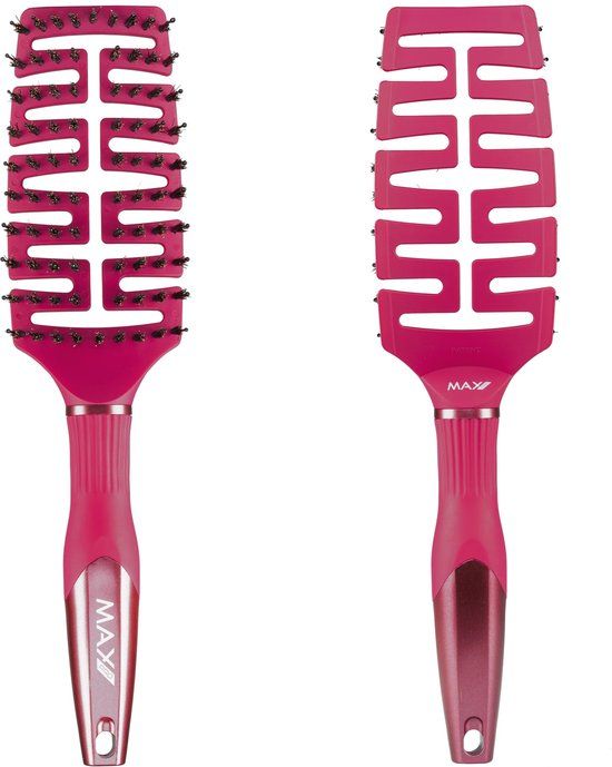 Max Pro Detangler Haarborstel Burgundy Beauty