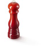 Bol Moulin à poivre classique réglable - résistant à l'écrasement - 40 grammes - rouge cerise