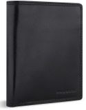 Bugatti Savona Upright Wallet With Flap 8CC Black