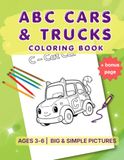 ABC Cars & Trucks Coloring Book