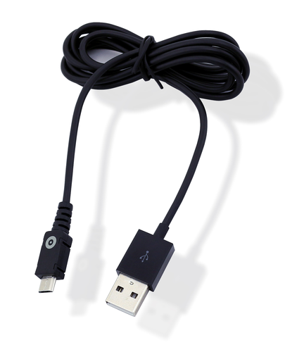 Muvit USB datakabel met Micro-USB - zwart - 1.2m