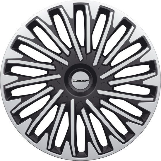Michelin Wieldoppen Soho 15 inch - Zwart/Zilver - 4 stuks