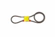 Bullock Dual Kabelslot - Zwart/Geel - 120cm - Ø10mm