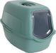 Rotho Gesloten kattenbak groen - Kattentoilet - Kitten toilet - Kittentoilet - Katten toilet - Kattenbak - Gesloten kattenbak - 56x40x39 cm