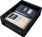 TOILET UP: Rehausseur de siège pour toilettes de camping pour toilettes séparées 40 x 30 x 12 cm set avec copeaux de chanvre shake Eurobox - Accessoire parfait pour les toilettes de camping comme rehausseur de siège jusqu'à 38 cm.