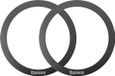 Baseus Halo Metalen Ring voor Magnetische Houders (Two Pack) Zwart