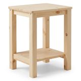 Homestyle4u Nachtkastje - Bijzettafel - Hout naturel