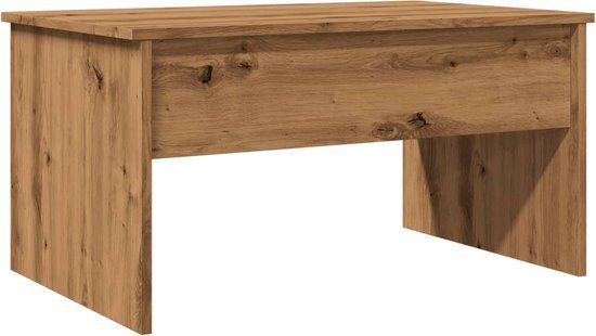 vidaXL Salontafel 80x50,5x41,5 cm bewerkt hout artisanaal eikenkleurig