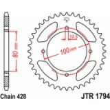 JT Sprockets Standaard stalen motor tandwiel 428 Suzuki GZ 125 Marauder