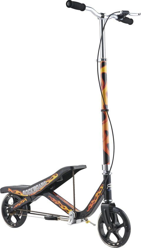 Rockboard RBX step Matt Black Flames - Unisex - Aluminium - Zwart - 2021