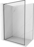 Mexen Kioto-XF L paroi de douche Walk-in avec cadre 90x202 cm, transparent 10 mm, gris canon brossé