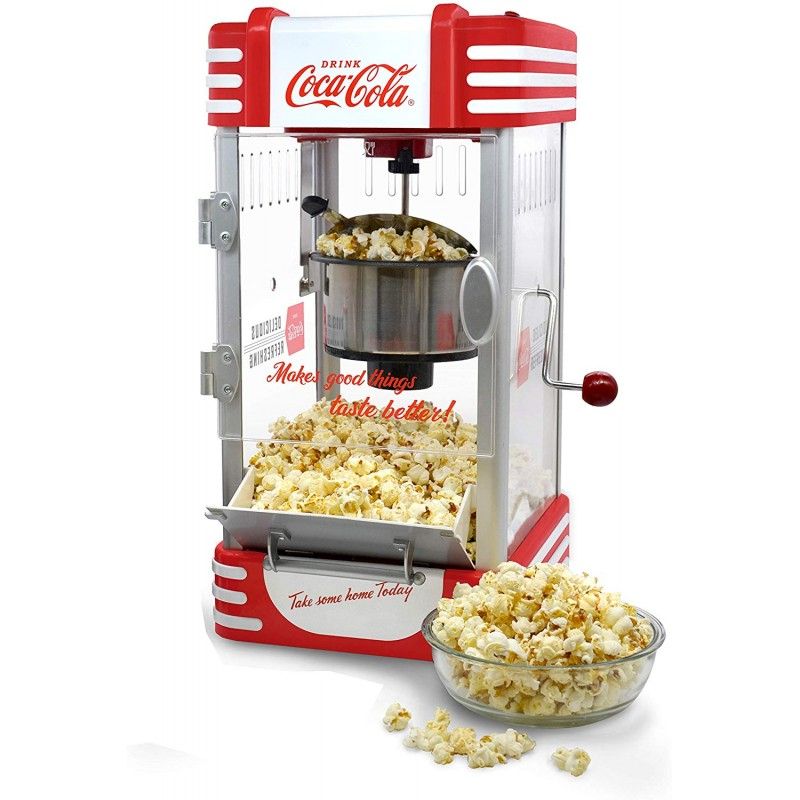 SALCO SNP-27CC Popcorn Machine - Red & White - 300W