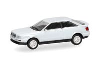 Herpa Basic automodel Audi 90 Coupé, gulfblauw, miniatuur in schaal 1:87, instapmodel, Made in Germany, kunststof model