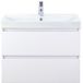 BES LED Maxx XL Badmeubelset 80 cm - Wit Hoogglans - Wastafel Just 1 Kraangat