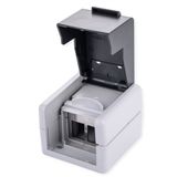 VALUE Outdoor wandbehuizing voor 2x keystones, grijs
