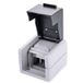 VALUE Outdoor wandbehuizing voor 2x keystones, grijs