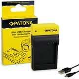 Patona Slim Lader voor DMW-BLG10 / DMC-GF6 Batterij compatibel met Panasonic DC-TX2 DMC-GF6 DMC-GX7