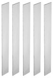 5 barres plates en acier 1095, dimensions : 12 x 1,5 x 4/16 pouces