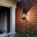 Lucande Wandlamp buiten Marcellino - 3 lichtpunten - IJzer, Glas - H: 52.1 cm - E14 - Roestkleurig, Helder