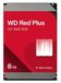 Western Digital Red Plus harde schijf, 6 TB, 3.5 inch, 5400 RPM