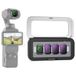 NEEWER ND- en CPL-filterset compatibel met DJI Osmo Pocket 4 & 3, magnetisch: ND16+ND64+ND256+CPL, incl. schermbeschermer en etui
