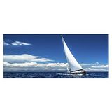 Homemania Wandbord zee en landschappen voor woonkamer, slaapkamer, meerkleurig, 70 x 3 x 100 cm, HM20KNV70 x 100 – 171, polyester, hout