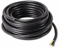LAS Voedingskabel 10263, 7x0,75 mm², 5 m, zwart
