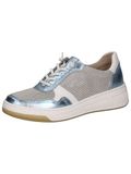 Caprice Dames Sneaker 9-23504-44 Zwart Leer/Textiel G-breedte Maat 36
