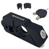 KRASER KR720B Motorfiets Remhendel Slot, Remslot Anti-diefstal Stuur Beveiliging Koppelingshendel Grip, Motorstuurslot, Scooter Quad Throttle Lock, Koppeling, Motorfietsen ATV, Universeel,zwart