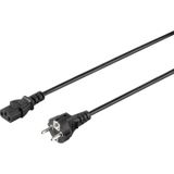 Conrad Sygonix SY-5042692 Kaltgeräte Anschlusskabel Schwarz 2.00 m
