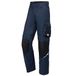 BP 2436-581-1432-39/40n werkbroek voor mannen, slank silhouet met hogere taille op de rug, 35% aramide/30% modacryl/25% katoen/9% polyamide/1% andere vezels, nachtblauw/zwart, 39/40N grootte