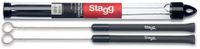 Stagg SBRU20-RM Telescopische draadborstel met rubberen handvat