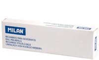 Milan Doos 50 Blauw P1 Touch Refill Pen Transparant