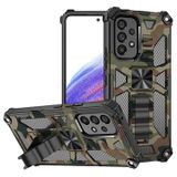 Samsung Coque Hybride Samsung Galaxy A53 5G avec Support Camo Série - Verte Armée