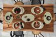 Merkloos Ovale placemats - Vintage - Bloemen - 10 stuks