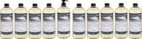Claudius Cosmetics B.V. Claudius Cosmetics Shampoo No Scent No Colour - 1 liter (transparant) - 10 Stuks - met pomp - Voordeelverpakking - Haarverzorging
