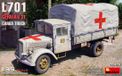 MiniArt Modelbouwpakket Auto - 35450 Opel Blitz L701 - WWII Duitse 3Ton Cargo Truck Plastic - 1:35