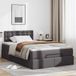 Prolenta Maison Exclusive - Ottoman bedframe met matras, grijs, 120x200 cm, kunstleer