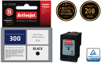 ActiveJet ink for Hewlett Packard No.300 CC640EE single pack / zwart