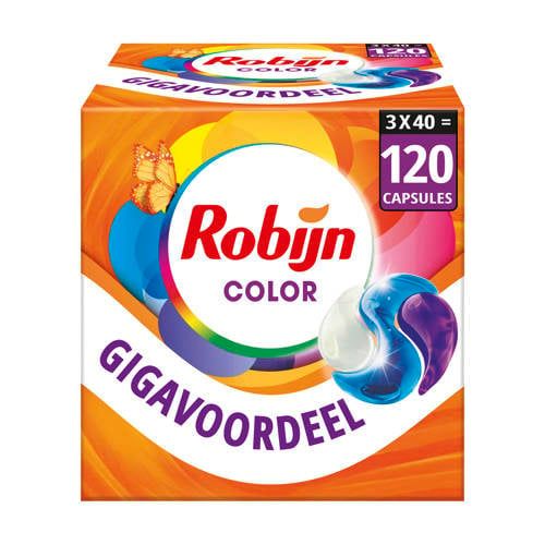 Robijn Classics Color 3-in-1 Wascapsules - Voordeelverpakking - 120 wasbeurten