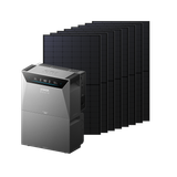 Anker SOLIX Solarbank 4 E5000 Pro + 8 Bifaciale Zonnepanelen (4000 W) + BP5000 uitbreidingsbatterij (5000Wh)