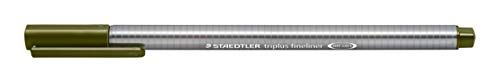 Staedtler Triplus Fineliner 334 - 0.3mm - Olive Green