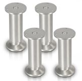 4X Pieds de meuble Pieds de plinthe Pieds réglables Pieds de canapé Réglable Aluminium 200mm