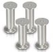 4X Pieds de meuble Pieds de plinthe Pieds réglables Pieds de canapé Réglable Aluminium 200mm