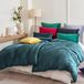 TRANKIELO® Linge de lit en flanelle 135 x 200 cm - Ensemble polaire 4 pièces