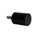 RS PRO Rubberen trildemper, buitendraad-buffer M8X10, Ø 25mm x 15mm, 60 Shore A, verpakking van 4 stuks