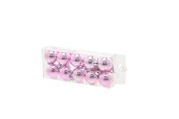 Nataluna L. Glanzende roze ballen 4 cm 10 stuks