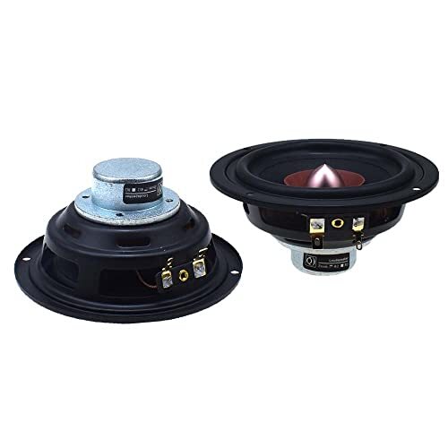 Reland Sun 2 stks 4 Inch Full Range Speaker Unit DIY 4ohm 8ohm 25W Tweeter MID-Bas Audio Luidspreker (4ohm)