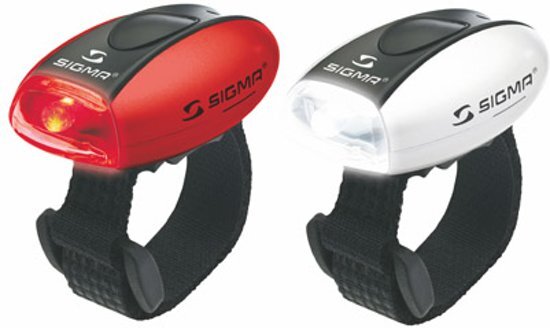 Sigma Micro - Verlichtingsset - LED - Batterij - Rood/Wit