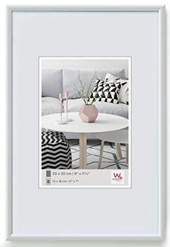 Walther Design KW318H Galeria kunststof lijst, 13 x 18 cm, Wit